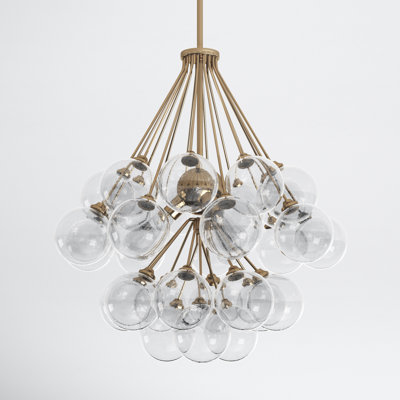 Logan 3 - Light Unique Sphere Chandelier