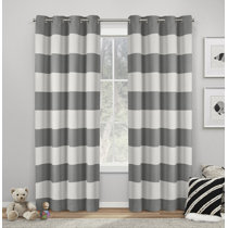 Gray And Silver Striped Curtains D You Ll Love In 2021 Wayfair Gray And Silver Striped Curtains