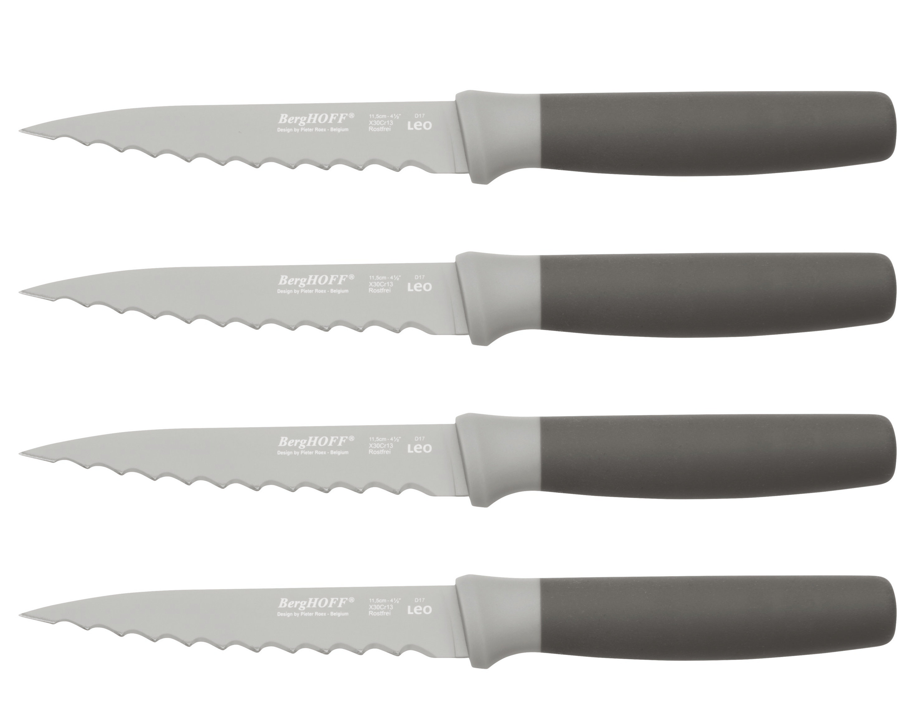 BergHOFF International Leo 4pc Stainless Steel Steak Knives & Reviews