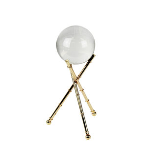 Gold Sphere Decorative Ball Wayfair