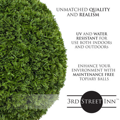 3Rd Street Inn Cypress Topiary Ball (Xxl) (2)