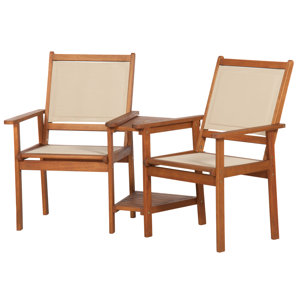 Gartenbank Windsor aus Massivholz von Prestington