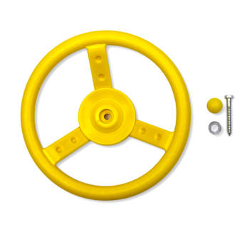 wooden steering wheel toy