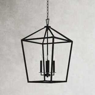 black iron lantern chandelier