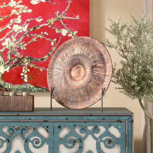 Decorative Plate With Stand Wayfair Mirabella Decorative Plate With Stand
