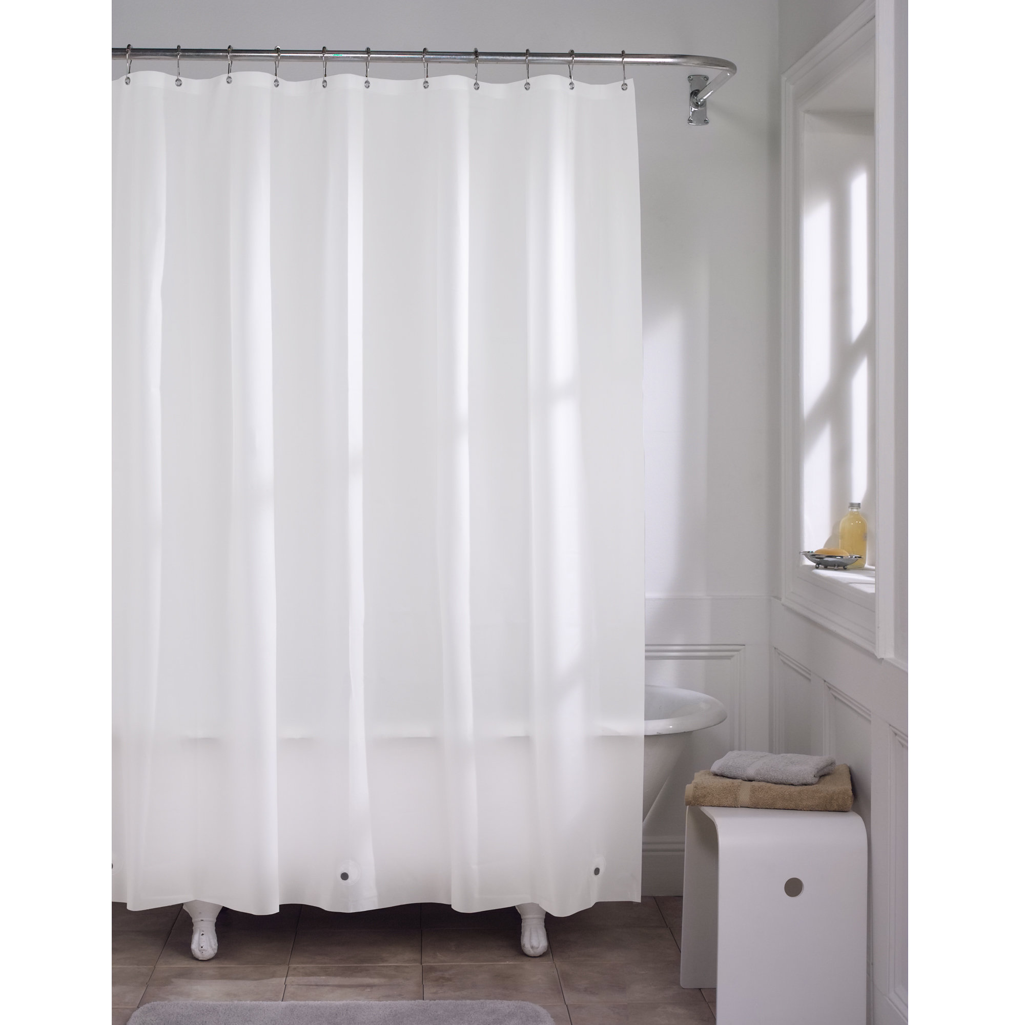 Symple Stuff Brosnan PEVA Single Shower Curtain Liner & Reviews Wayfair