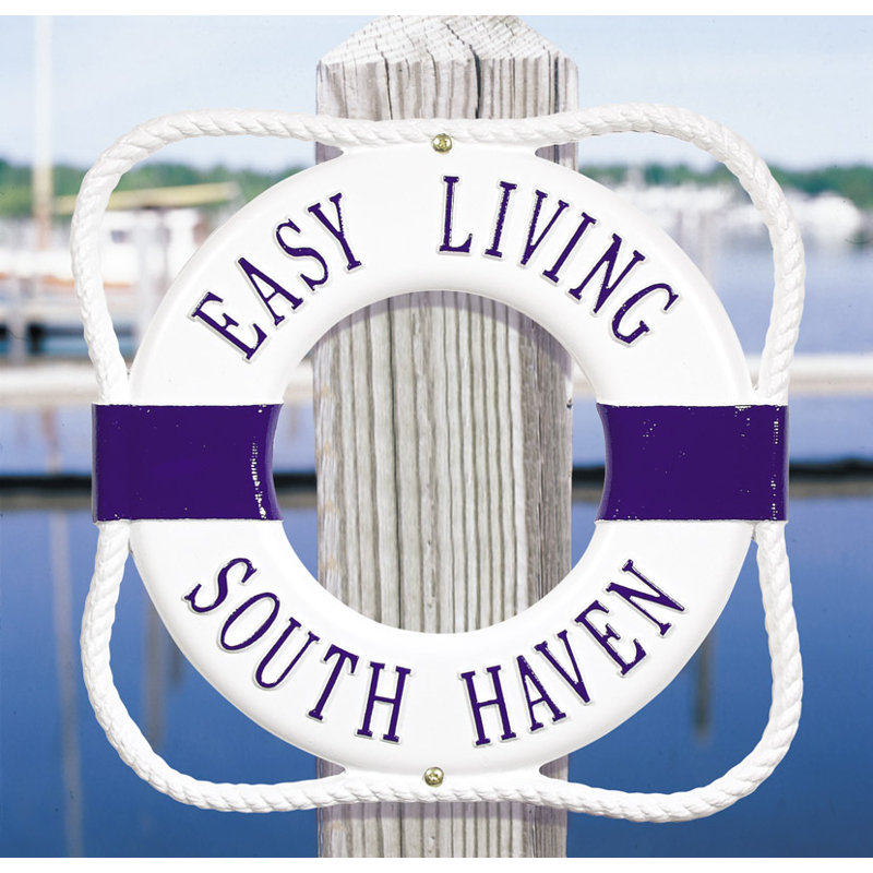 Whitehall Products Nautical Life Ring Plaque Wall Decor Wayfair