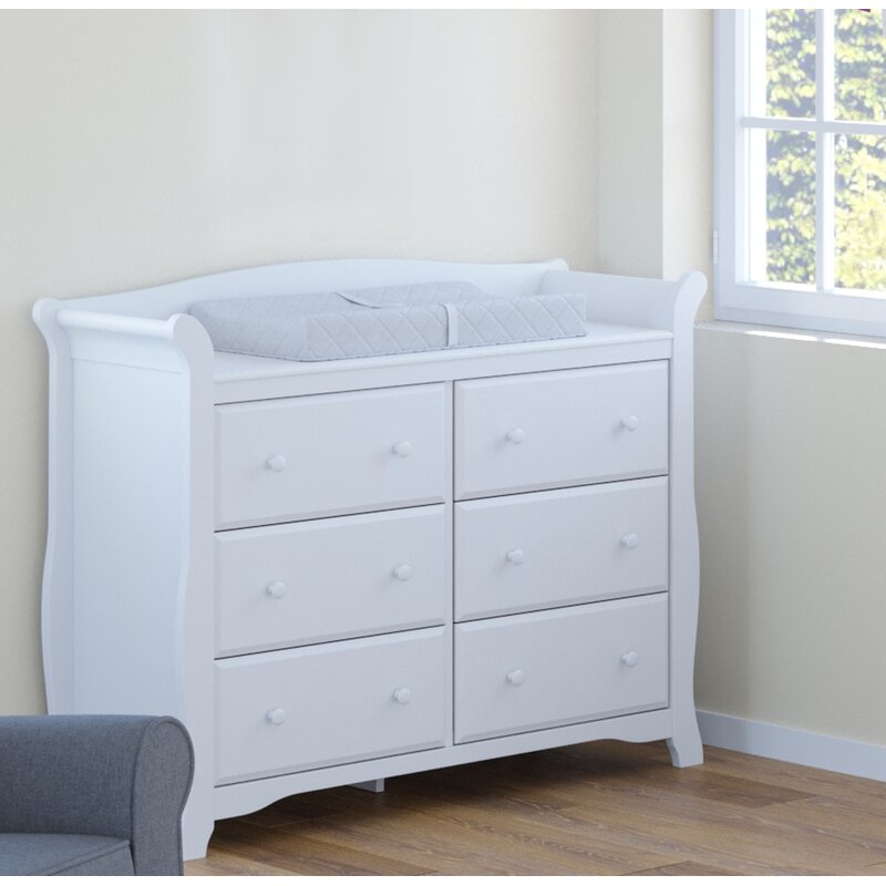 avalon 6 drawer double dresser