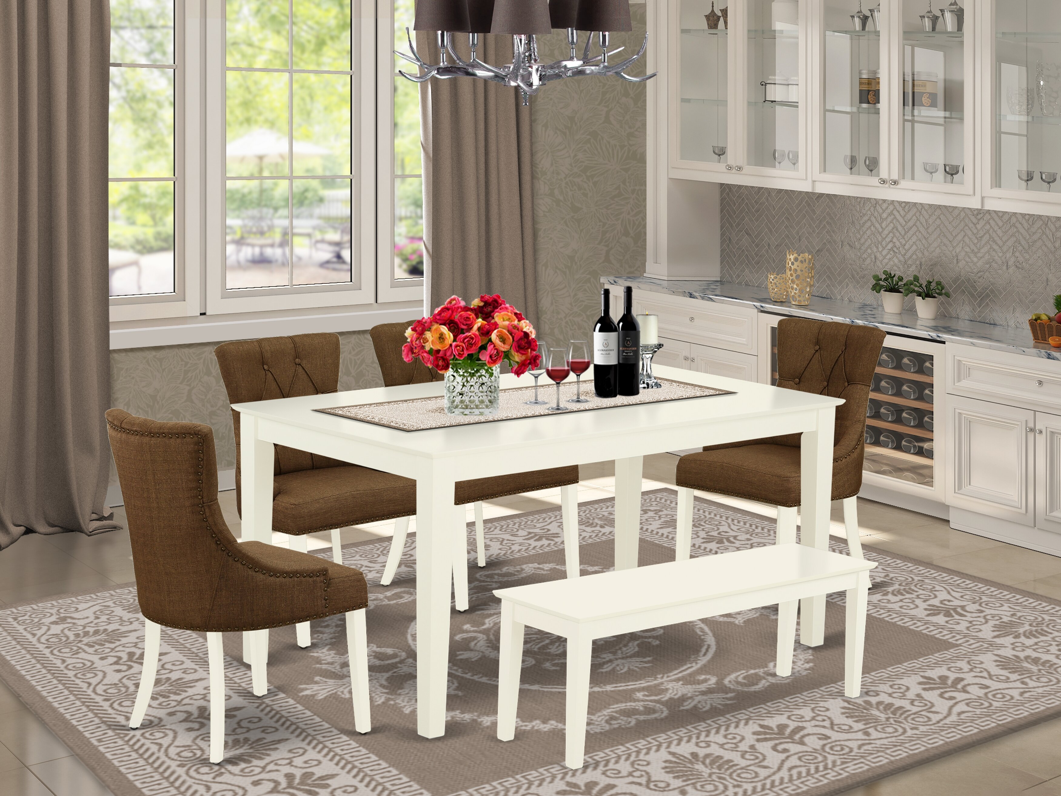 bedlington 6 piece dining set