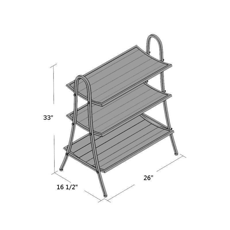 August Grove Rolfe Low Etagere Bookcase & Reviews | Wayfair