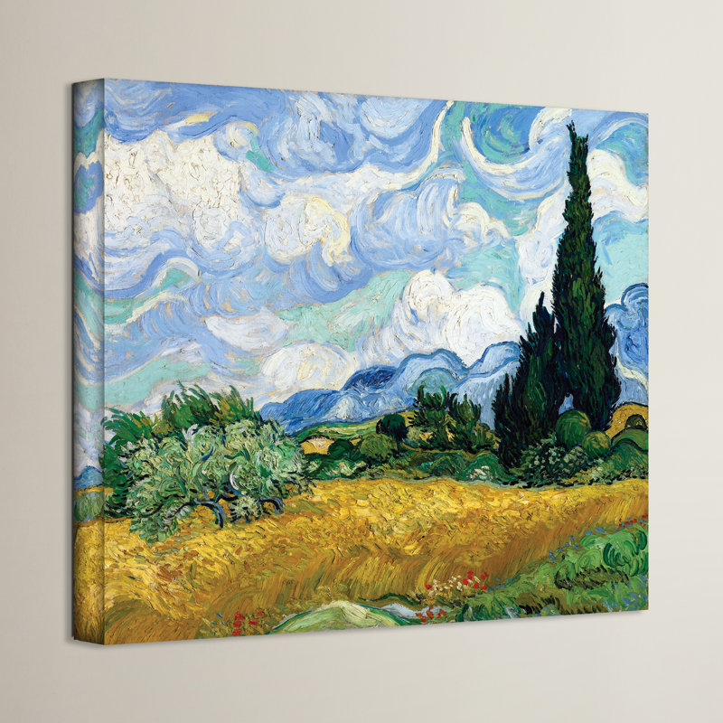 Vault W Artwork Cypress By Vincent Van Gogh Print On Canvas Reviews Wayfair