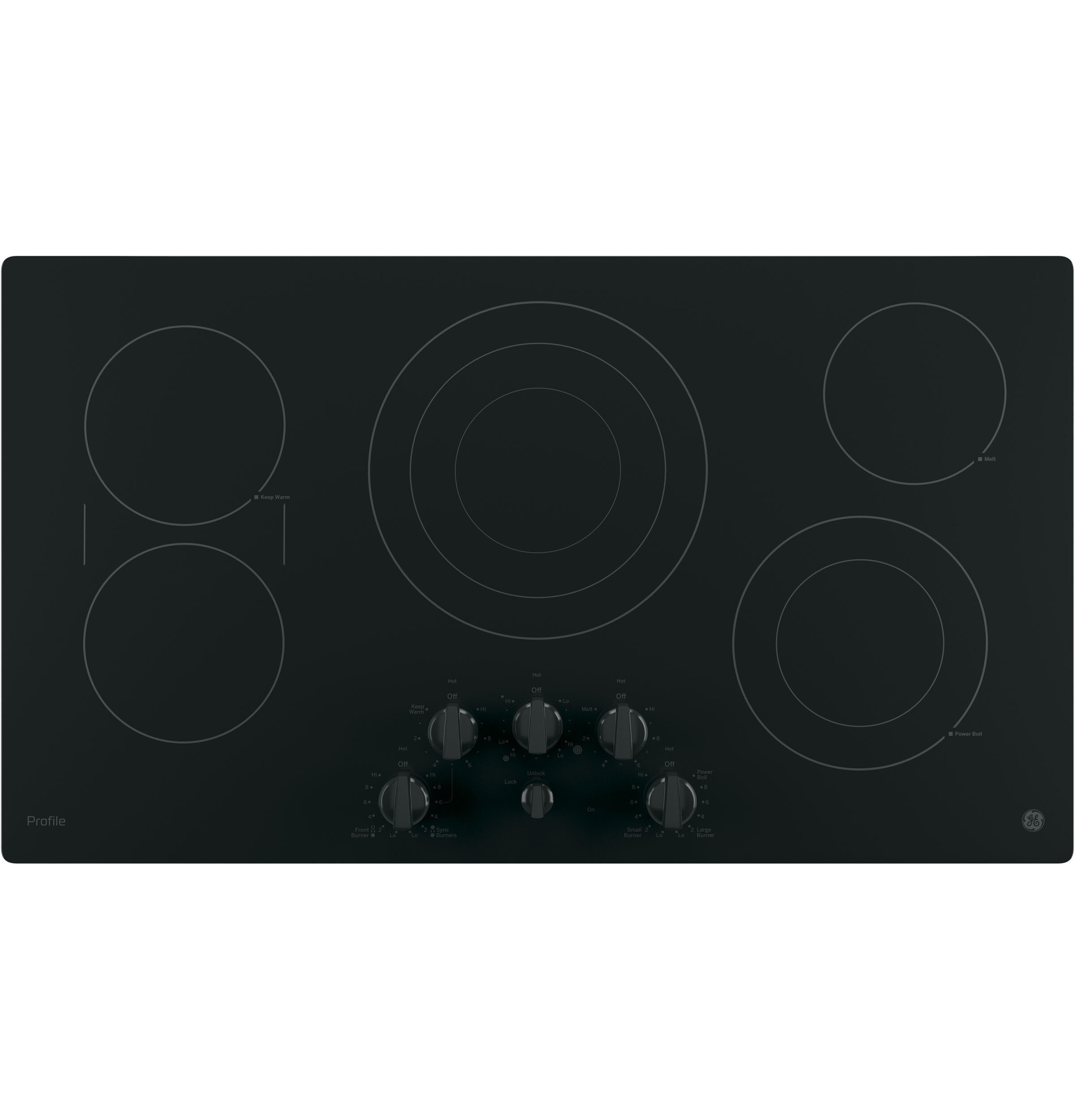 ge profile electric cooktop