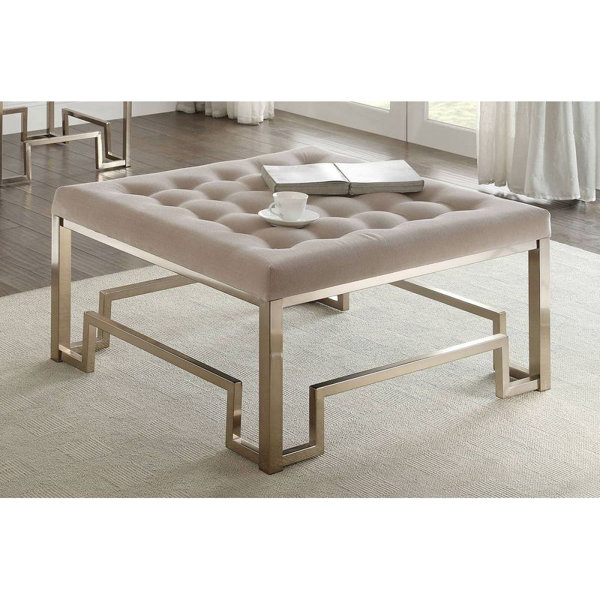 Champagne Ottoman Wayfair