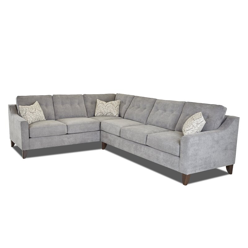 Wayfair Custom Upholstery™ Large L-Shaped Sectional | Wayfair