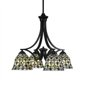 Zilo 4-Light Shaded Chandelier