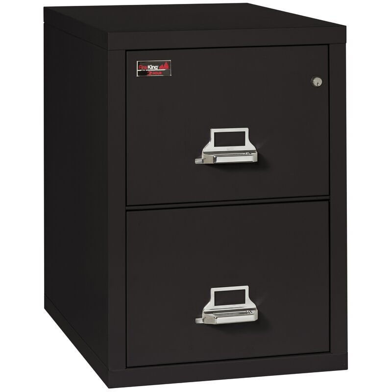 Fireking Fireproof 2 Hour Rated 2 Drawer Vertical Filing Cabinet
