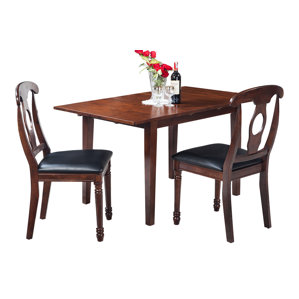 Assante Modern 3 Piece Wood Dining Set by Alcott..