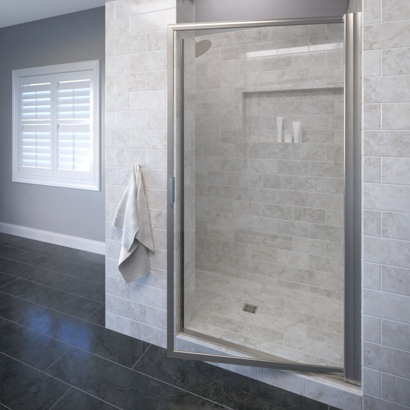 Basco Sopora 29 5 X 67 Pivot Framed Shower Door Reviews Wayfair