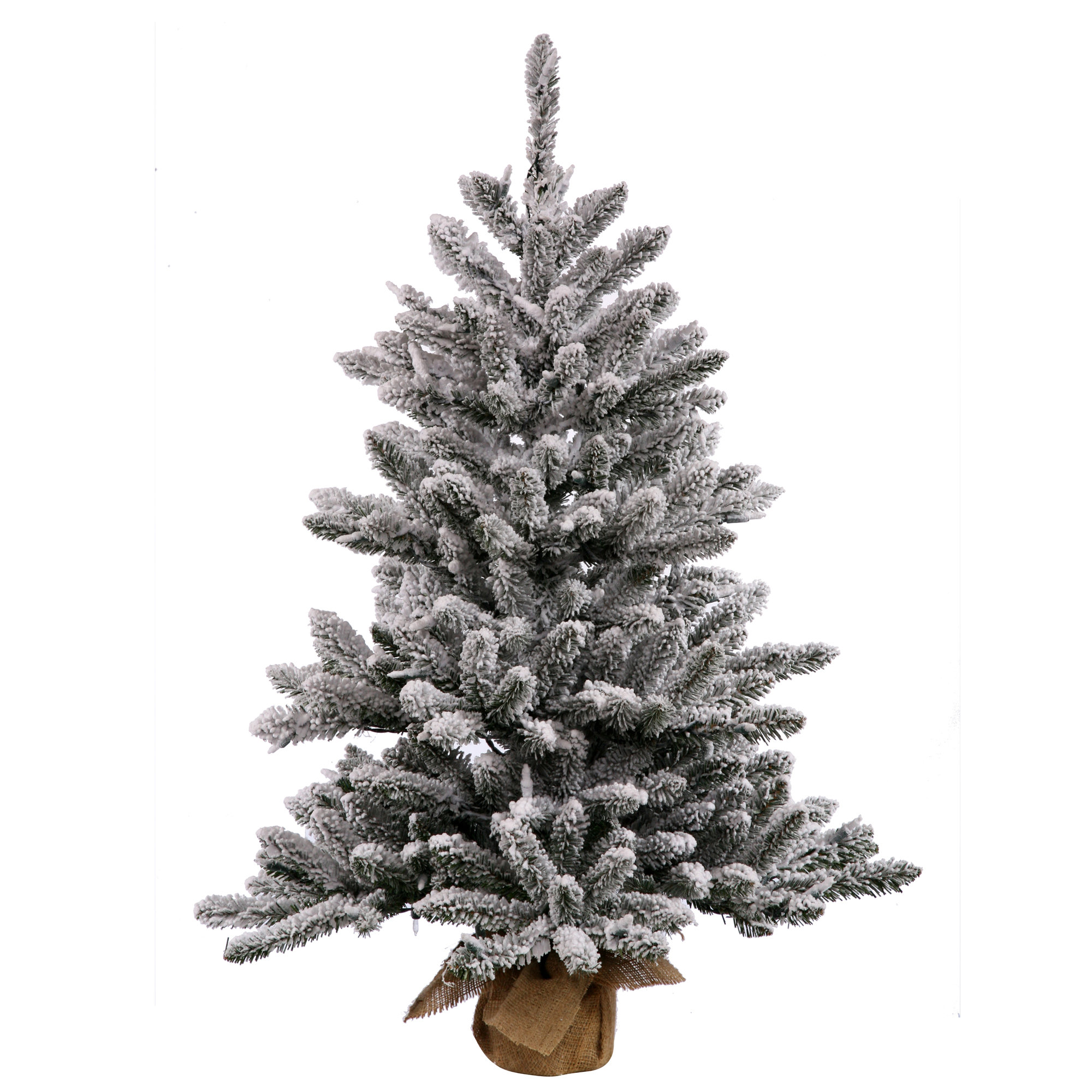 Flocked Anoka Pine 2 Artificial Christmas Tree Reviews Joss Main