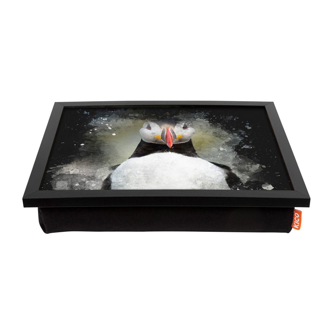 East Urban Home Laptop-Tablett Atlantic Puffin Birds Vol. 6 Paint Splash