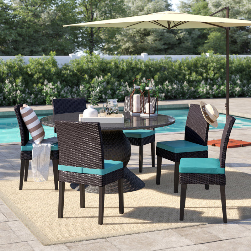 Sol 72 Outdoor Stratford 7 Piece Dining Set With Cushions