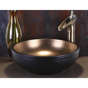 Ceramic Circular Vessel Bathroom Sink