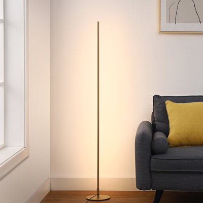 Allana 57.5"  Dimmable LED Novelty Corner Floor Lamp