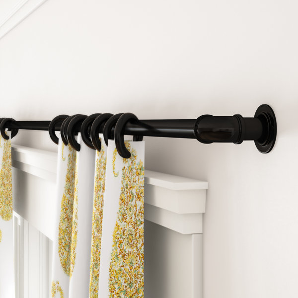 Leesha Curtain Rod 1" OD #10-26 choose from 3 colors and 5 sizes