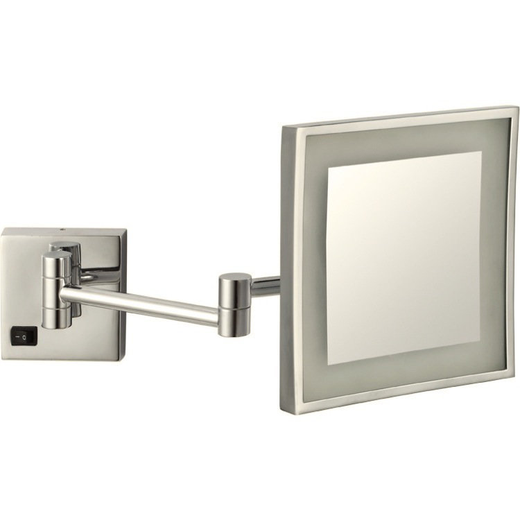 Glimmer By Nameeks Square Wall Mounted Makeup Mirror Wayfair Glimmer By Nameekssquare Wall Mounted Makeup Mirror