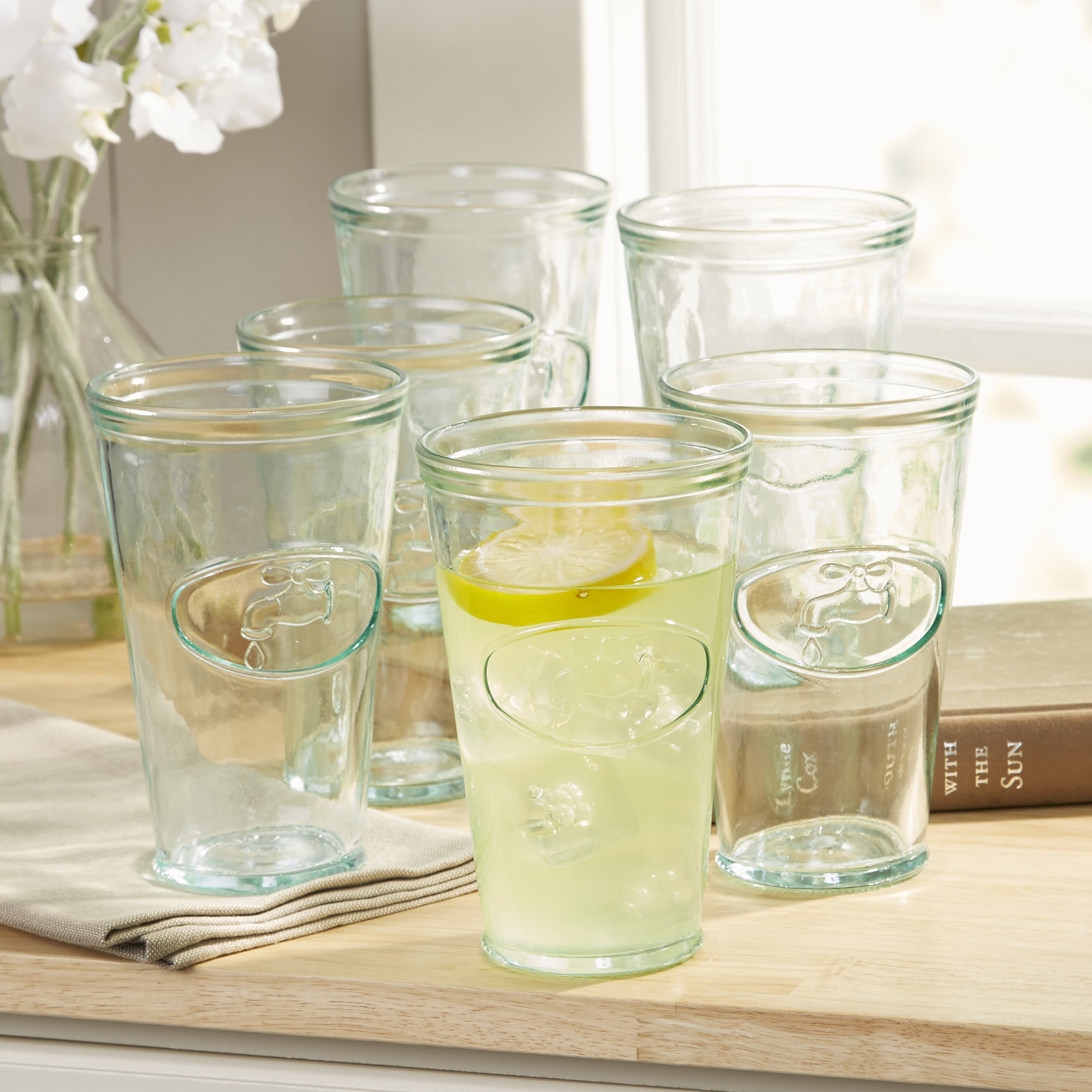 drinking water glass set