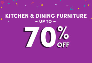 Save UP TO 70% OFF Kitchen & Dining Doorbuster Sale at Wayfair