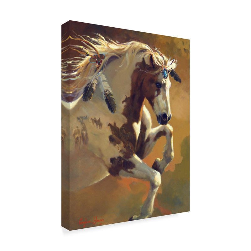 Millwood Pines Wild Heart Horse Acrylic Painting Print On
