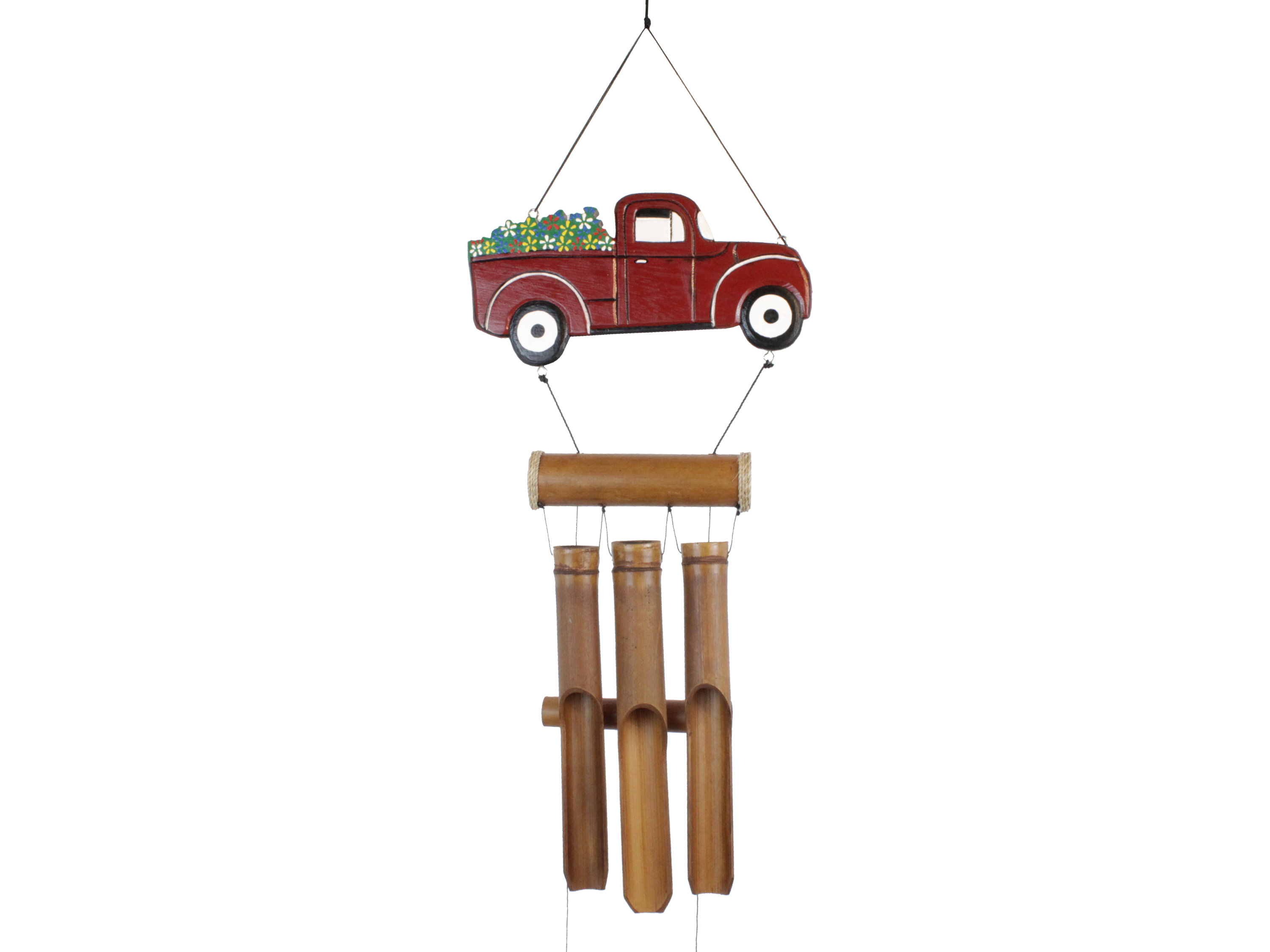 Rosalind Wheeler Brumit Flower Truck Wind Chime Wayfair