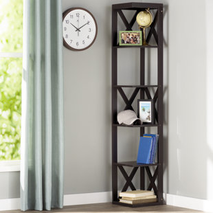 Go to store & view more images Hattie Corner Unit Bookcase by Andover Mills