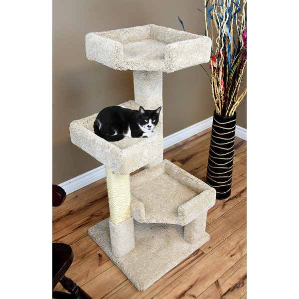 New Cat Condos 46 New Cat Condos Solid Wood Triple Kitty Pad
