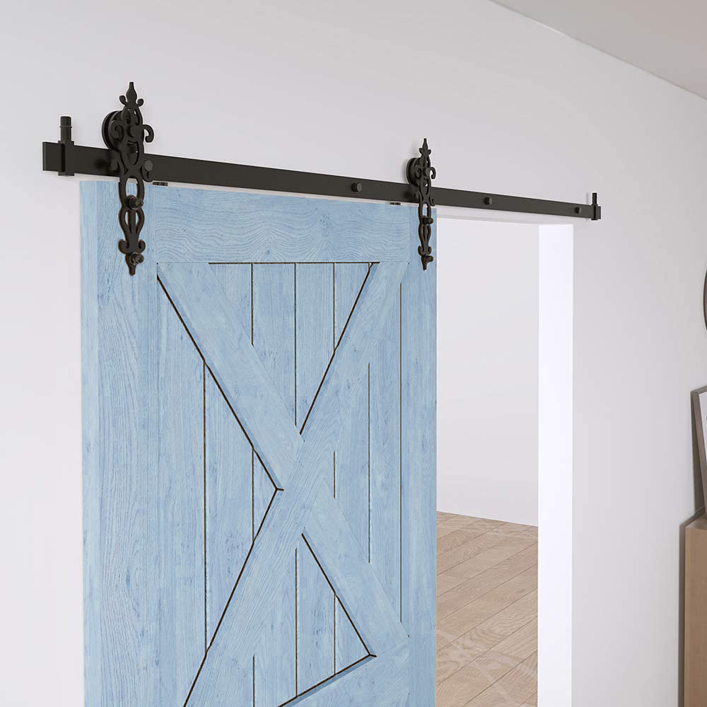 Yefu Heavy Duty Standard Single Track Barn Door Hardware Kit Wayfair