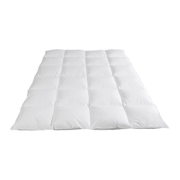 Bohmerwald Bettdecke Traum Edition Blue 90 Daunen 10 Federn Warm Bewertungen Wayfair De