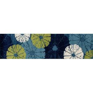 Seaport Citrus Slice Blue Indoor/Outdoor Area Rug