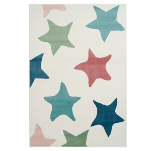 Shamar Star Blue/Green Area Rug