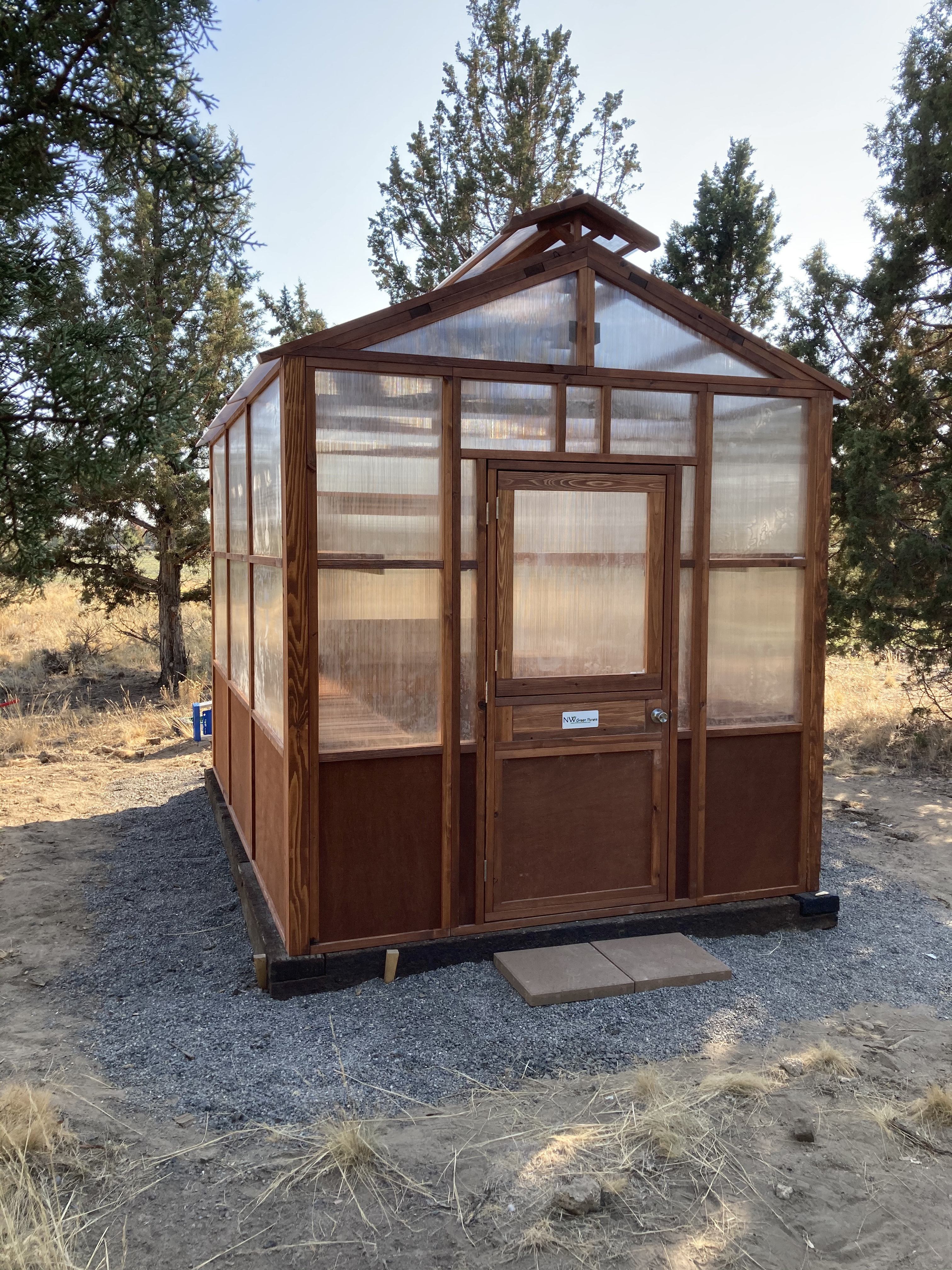 adjustable shade pergola 8 x 8 on Nw Green Panels Premium 8 Ft W X 8 Ft D Greenhouse Wayfair