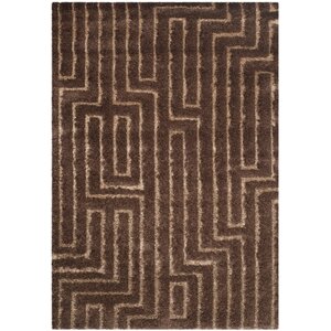 Woodstock Dark Brown Area Rug