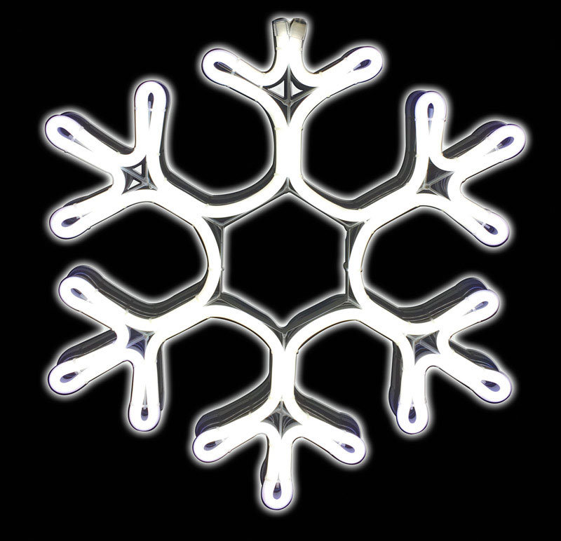 The Holiday Aisle Metal Neon Snowflake Christmas Decoration