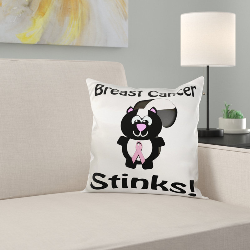 East Urban Home Breast Cancer Stinks Skunk Awareness Ribbon Cause