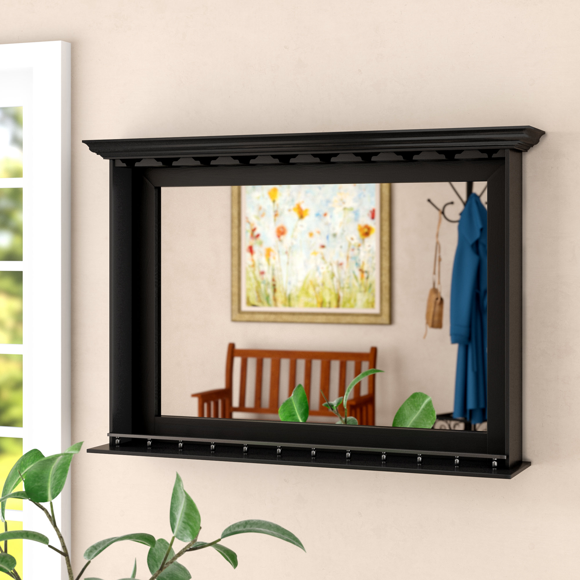 Darby Home Co Chiles Bar Traditional Accent Mirror Reviews Wayfair