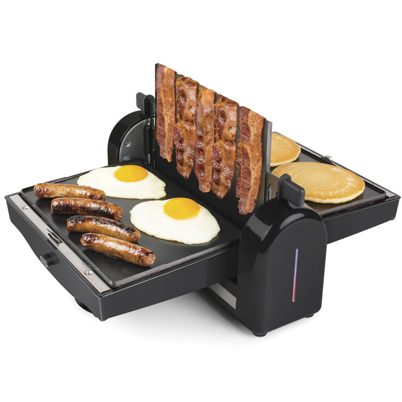 Nostalgia Electrics Homecraft Nonstick Electric Bacon Press Griddle Cooks 6 Pieces Of Bacon Wayfair