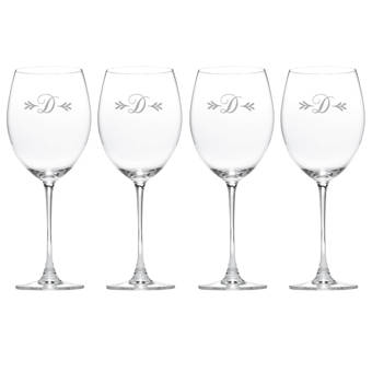 Lenox Tuscany Monogram Grand Bordeaux 27 Oz Crystal All Purpose Wine Glass Wayfair