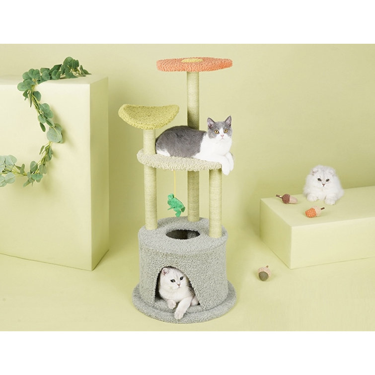 flower cat bed