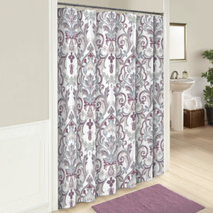 Jaziel Cotton Shower Curtain