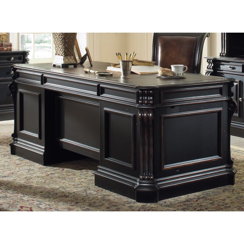 Hooker Furniture Telluride Wood Executive Desk Reviews Wayfair