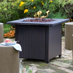 Luedtke Wicker Propane Gas Fire Pit Table By Sol 72 Outdoor